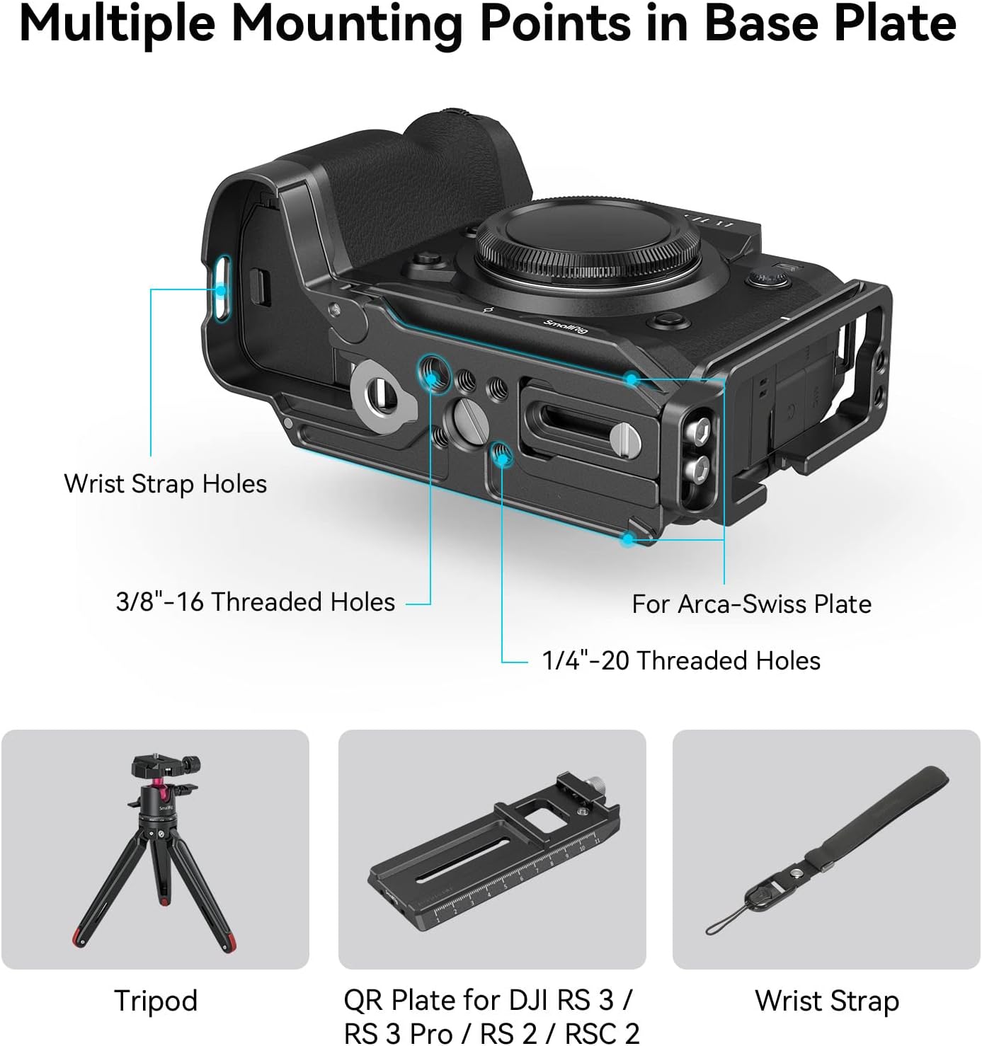 SmallRig 3928B | L-Bracket | Fujifilm X-H2 | Fujifilm X-H2S | NOVA