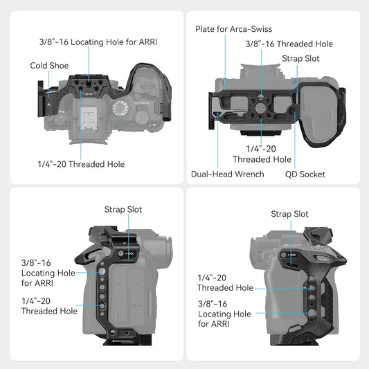 Cage SmallRig 4161 | Canon R6 II | Canon R6 III | NOVA