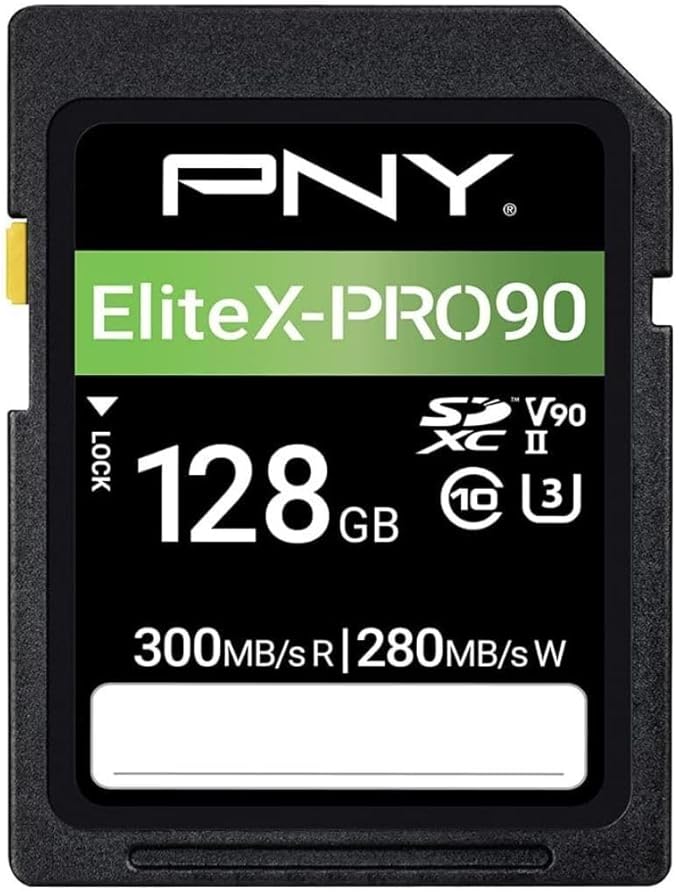 PNY EliteX-Pro90 SDXC 128GB V90 UHS-II - NOVO