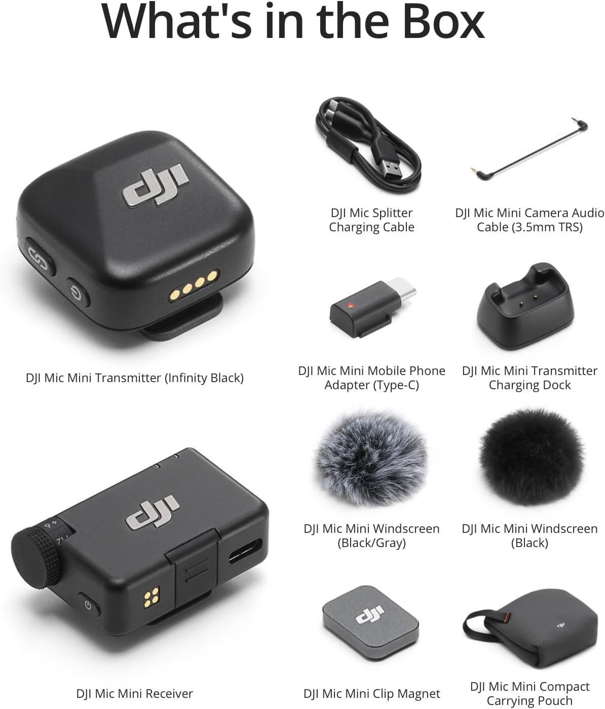 DJI Mic Mini (1 TX + 1 RX) - NOVO