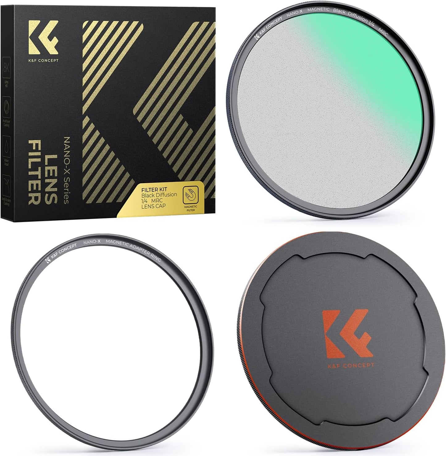 K&F Concept Nano-X Black Mist 1/4 Slim 82mm (NOVO)