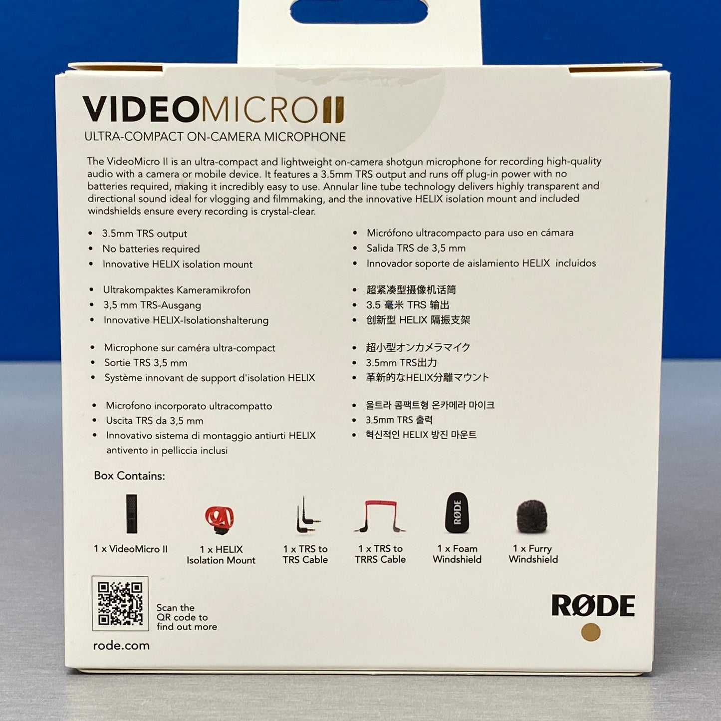RODE Videomicro II | NOVO