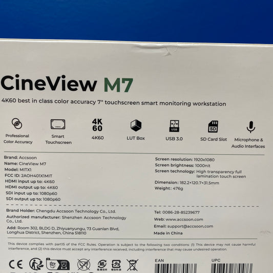 Accsoon CineView M7 | NOVO