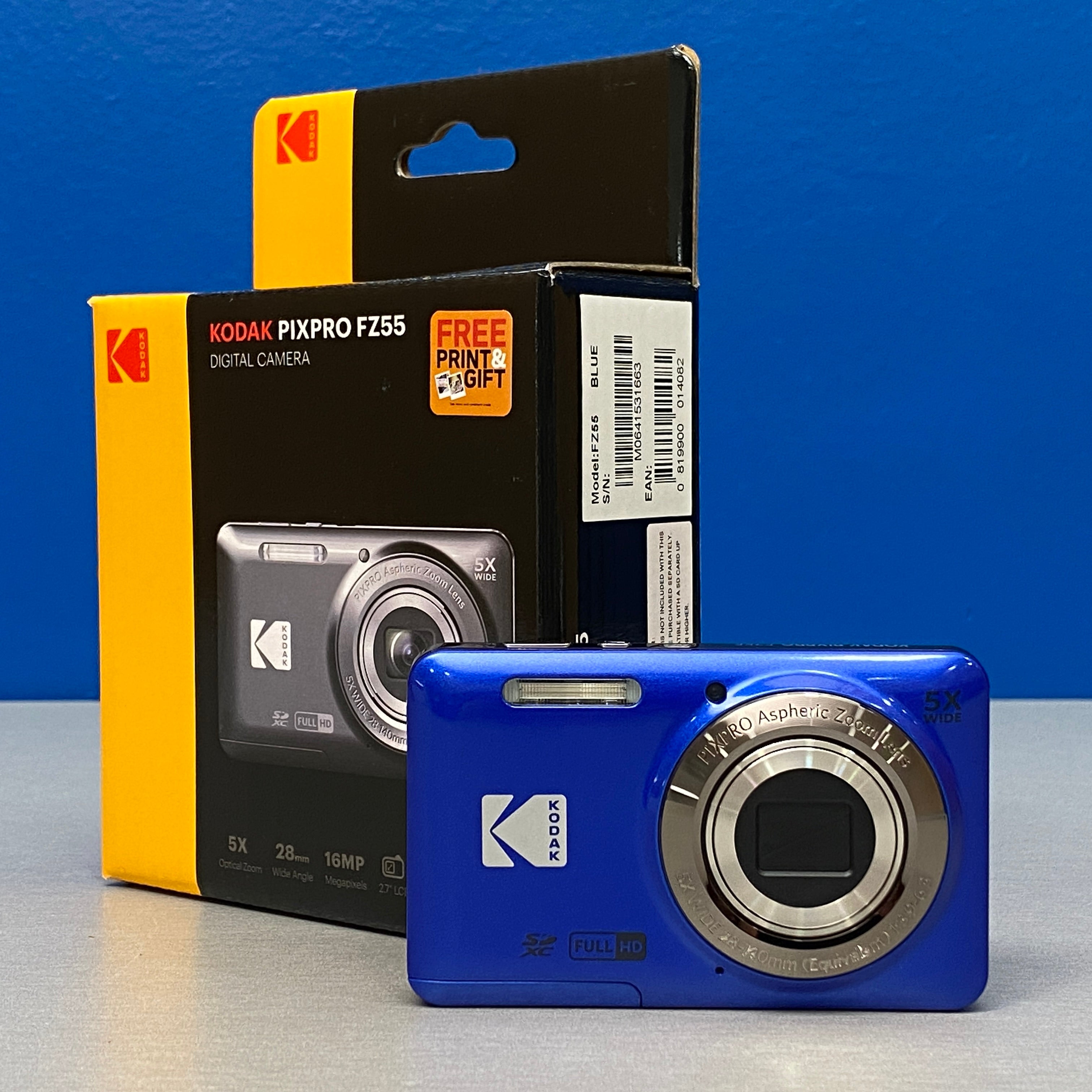 Kodak PixPro FZ55 - 16MP - Blue | NOVA – Alvalade Mobile