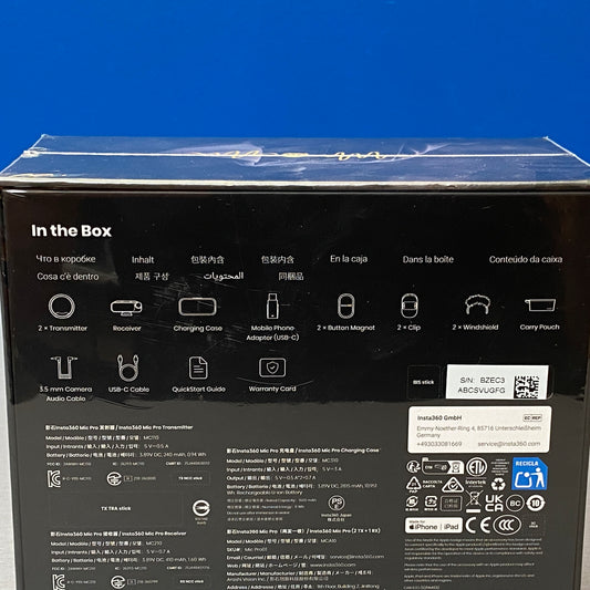 Insta360 Mic Pro | 2TX + 1RX | NOVO