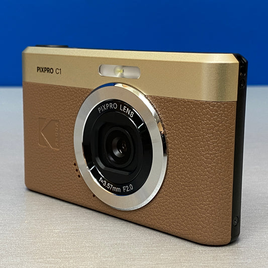 Kodak PixPro C1 - 13MP | Brown | 16GB Micro SD + Leitor USB-C | NOVA