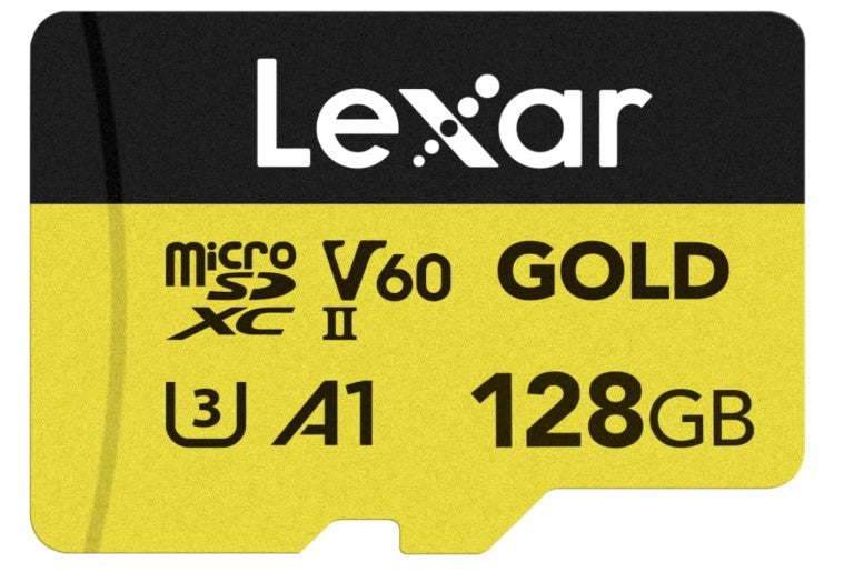 Lexar GOLD microSDXC UHS-II V60 - 128GB - 280MB/s