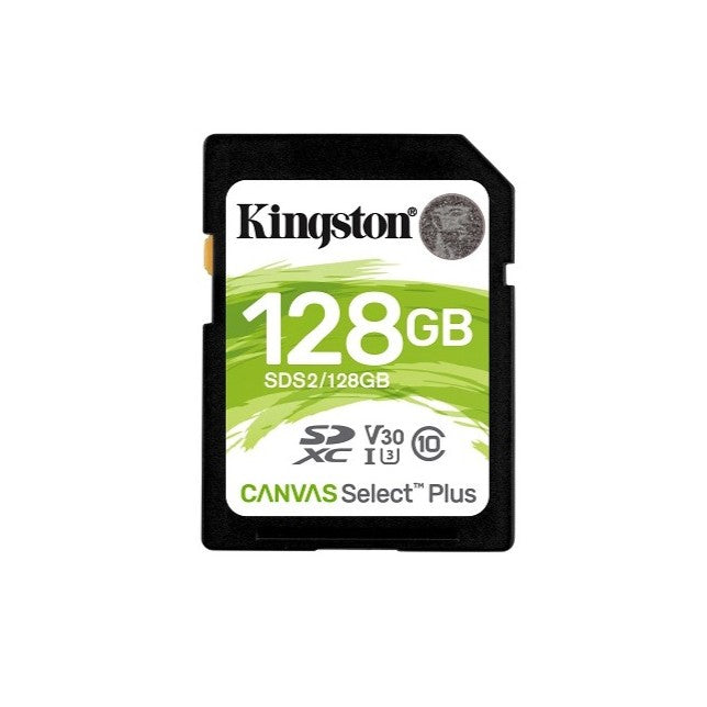 Kingston SDXC 128GB UHS-I V30 Canvas Select Plus | 100MB/s