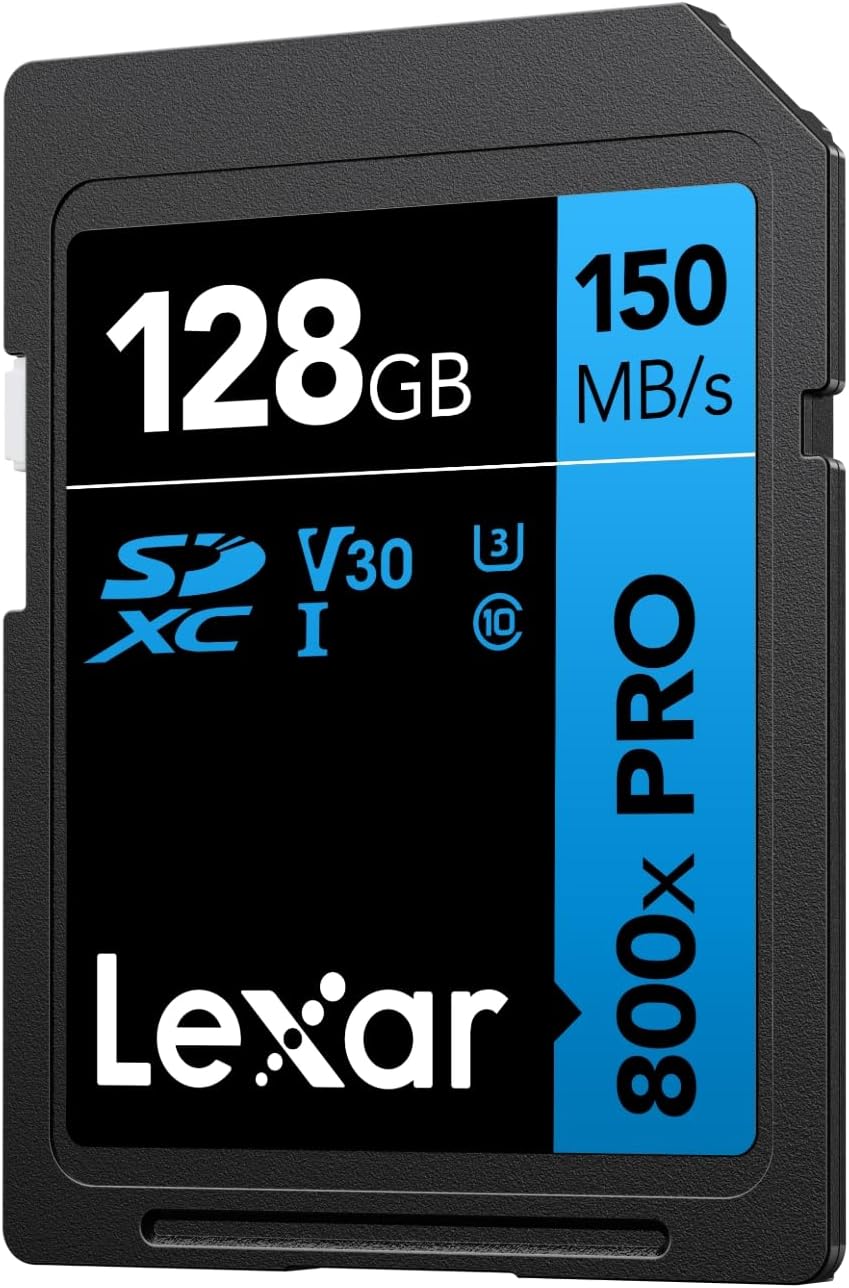 Lexar SDXC 800x PRO - 128GB - 150MB/s V30 - NOVO