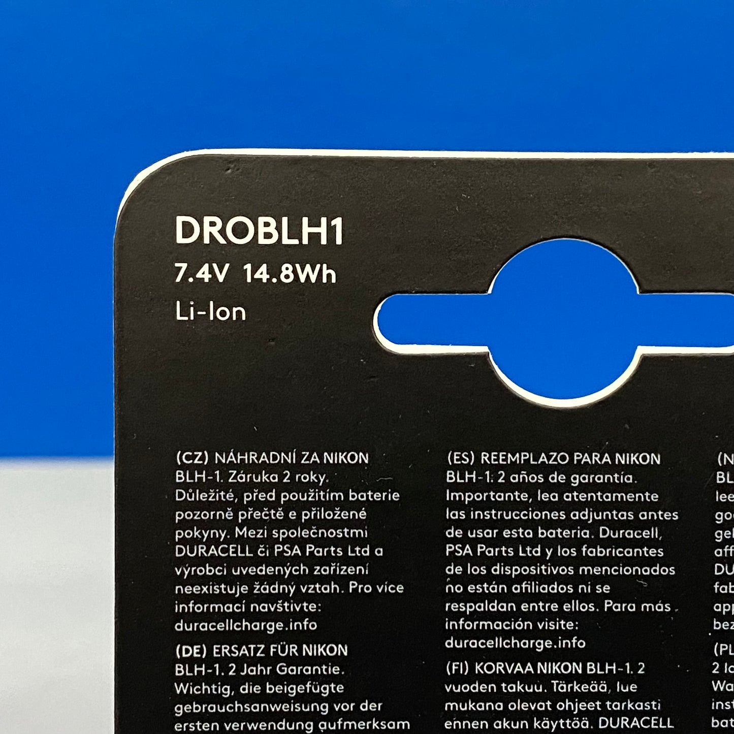 Bateria Duracell - Olympus BLH-1