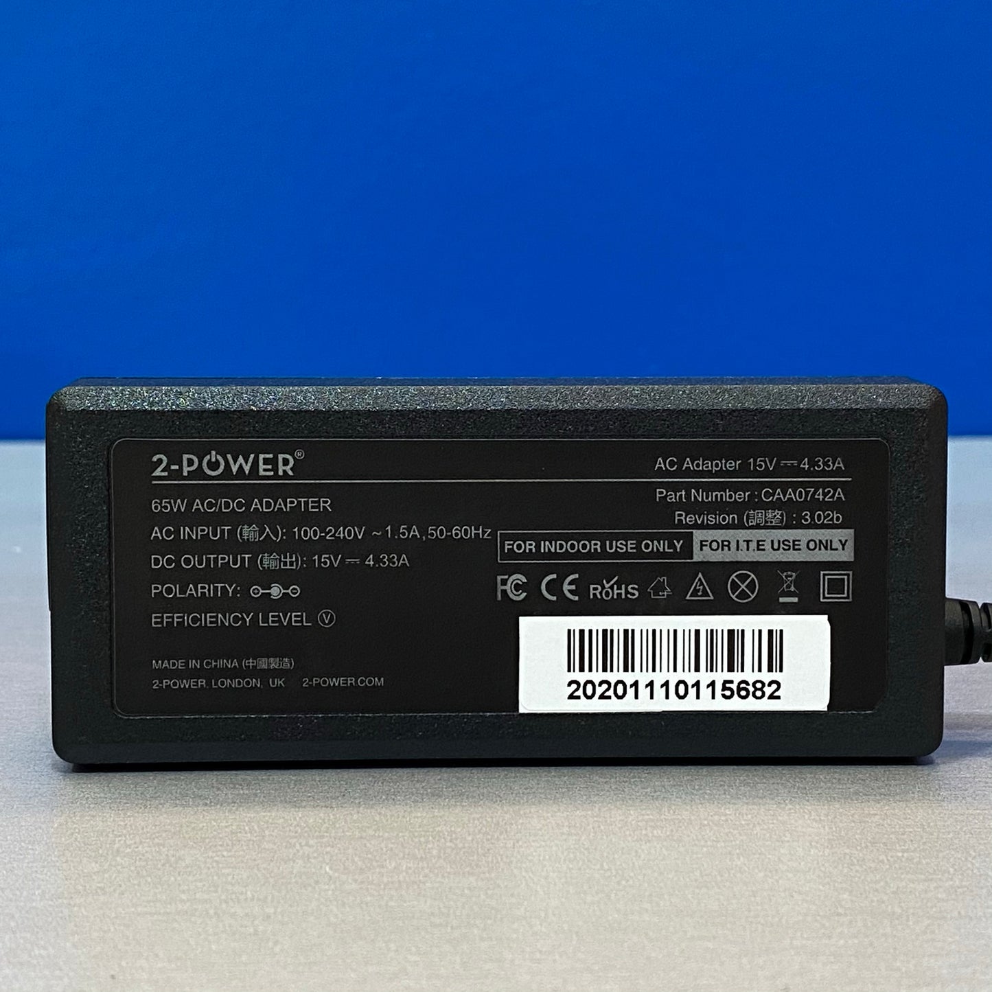 Carregador 2-Power 65W (Microsoft Surface)