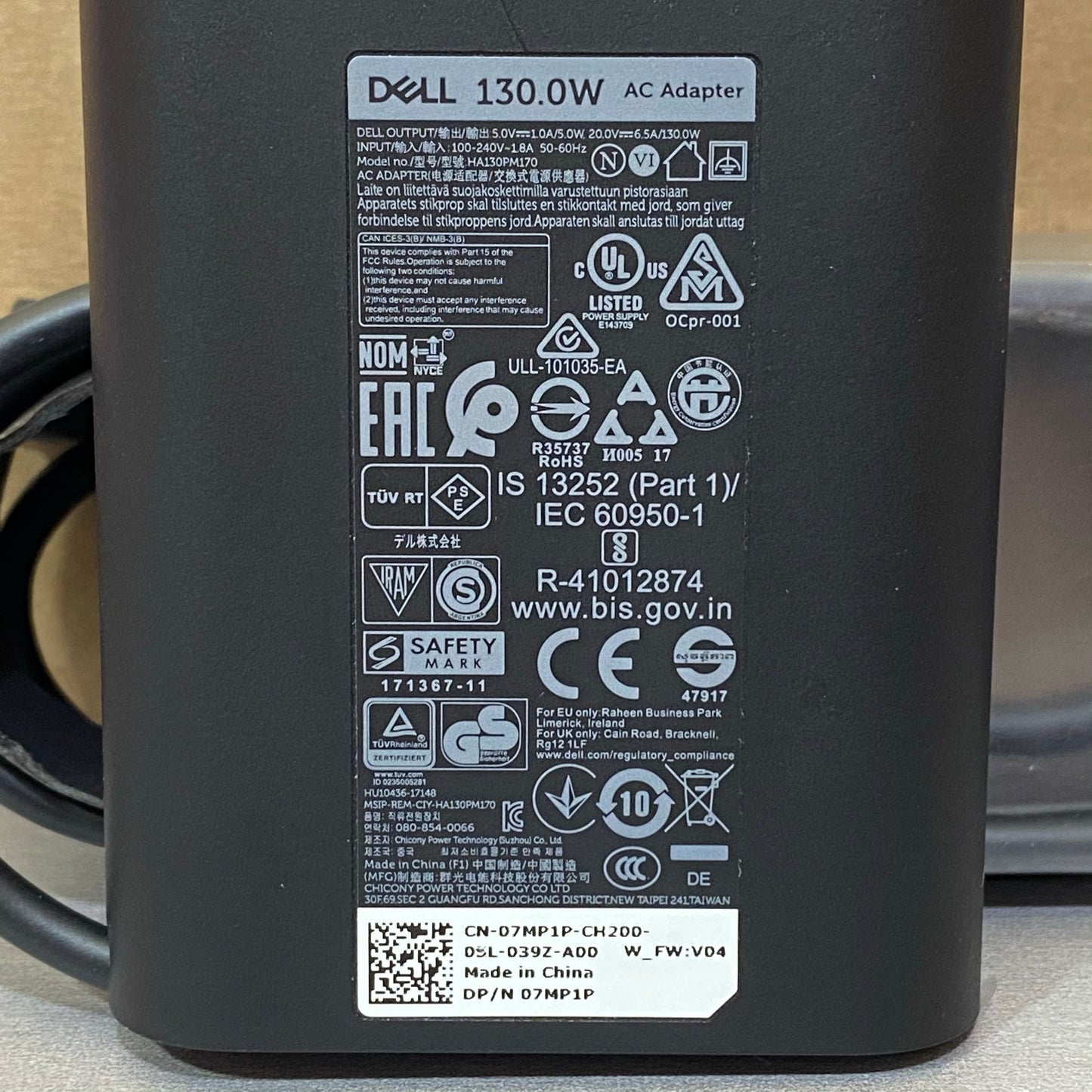 Carregador Dell - 130W - USB-C