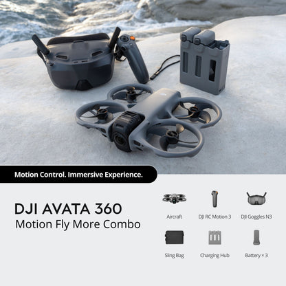 DJI Avata 360 | Motion Fly More Combo | DJI Googles N3 | NOVO
