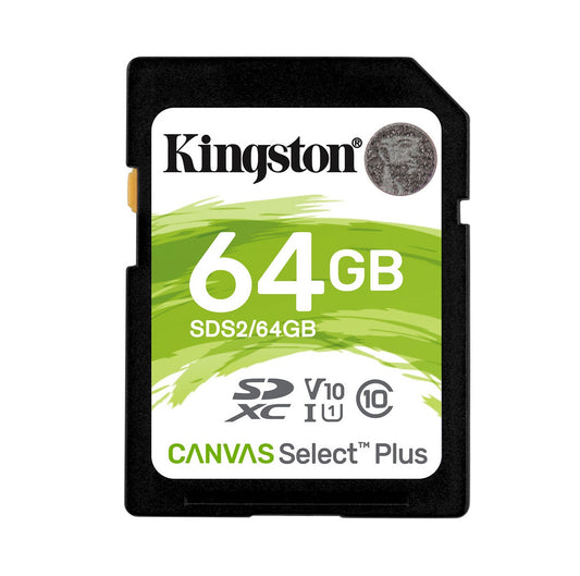 Kingston 64GB Canvas Select Plus SDXC V10 UHS-I 100MB/s - NOVO