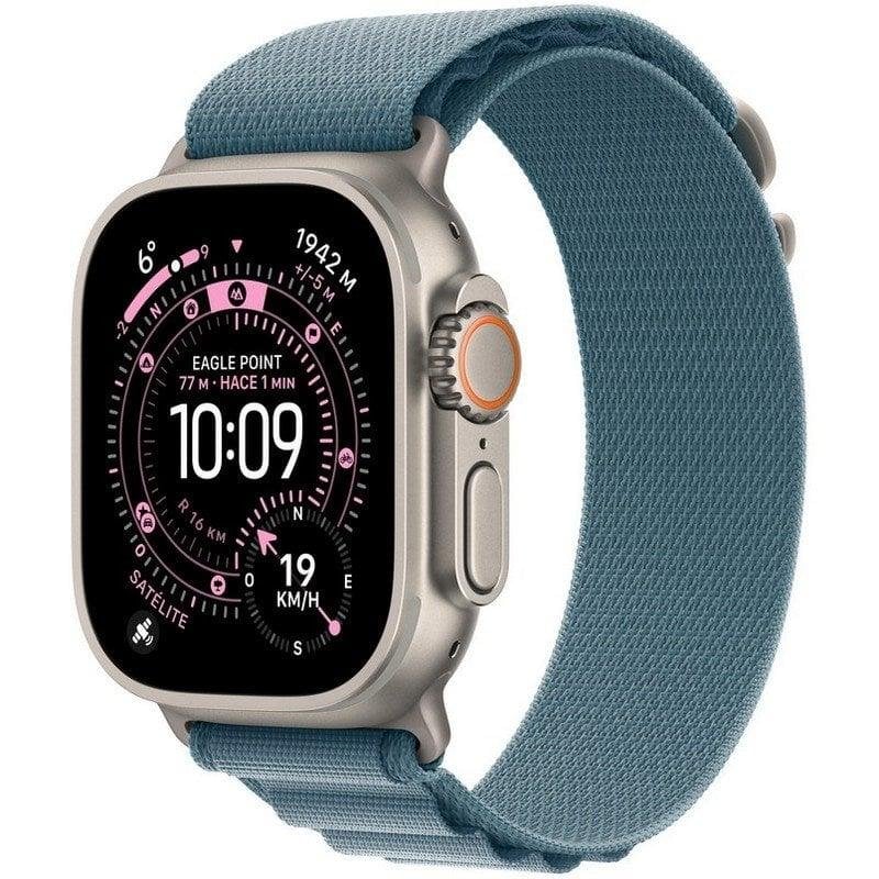 Apple Watch Ultra 3 | Natural Titanium | 49mm | Light Blue Alpine Loop L | NOVO