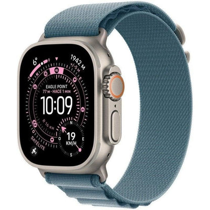 Apple Watch Ultra 3 | Natural Titanium | 49mm | Light Blue Alpine Loop L | NOVO