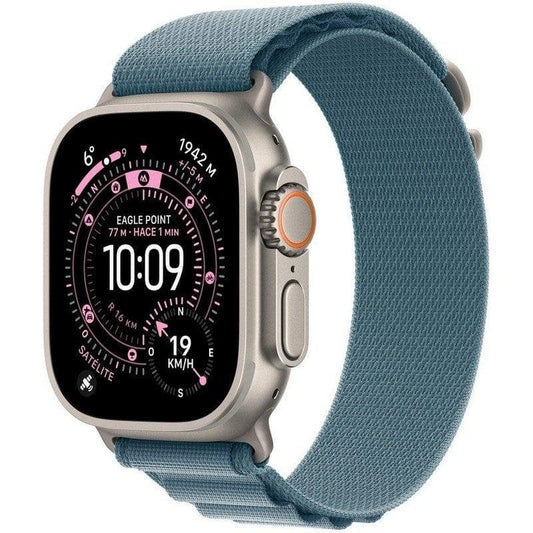 Apple Watch Ultra 3 | Natural Titanium | 49mm | Light Blue Alpine Loop L | NOVO