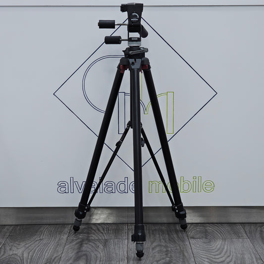 Tripé Manfrotto 058B + Cabeça 029 MK2 (3-Way)