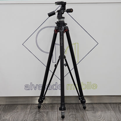 Tripé Manfrotto 058B + Cabeça 029 MK2 (3-Way)