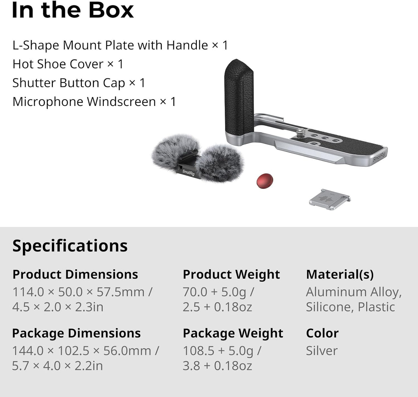 SmallRig 4875 | L-Shaped Mount Plate | Fujifilm X-M5 | NOVA