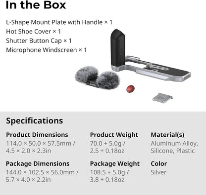 SmallRig 4875 | L-Shaped Mount Plate | Fujifilm X-M5 | NOVA