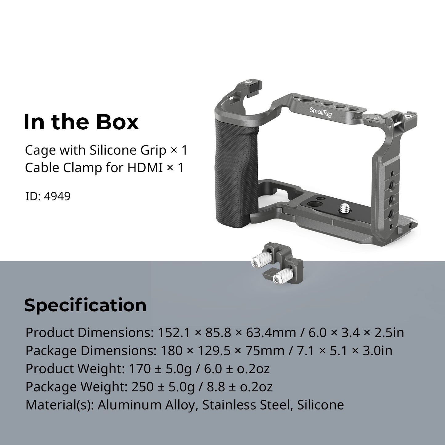 Cage SmallRig 4949 | ZV-E10 II | NOVA