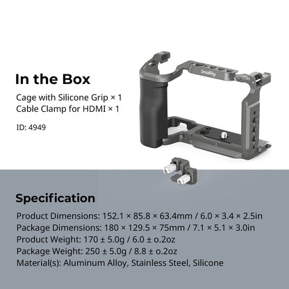 Cage SmallRig 4949 | ZV-E10 II | NOVA