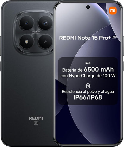 Xiaomi Redmi Note 15 Pro+ 5G | 12GB/512GB | Black | NOVO