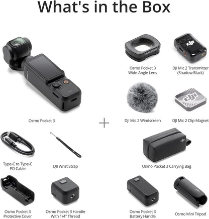 DJI Osmo Pocket 3 Creator Combo (NOVO)