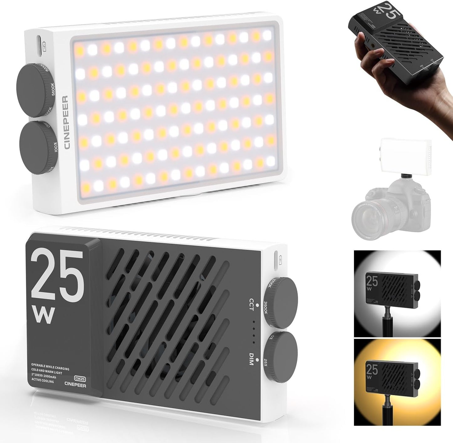 Zhiyun CM25 Fill Light | Bicolor | NOVO