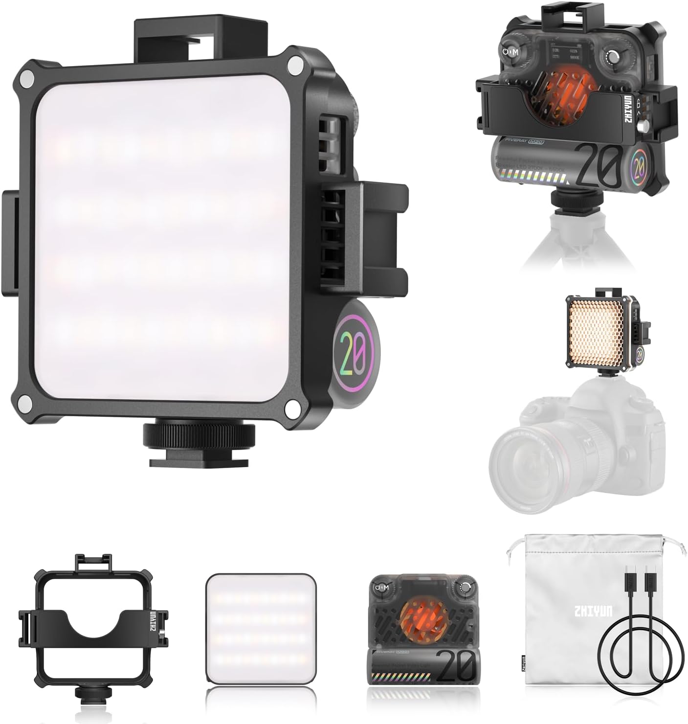 Zhiyun Fiveray M20 Fill Light | 20W | NOVO
