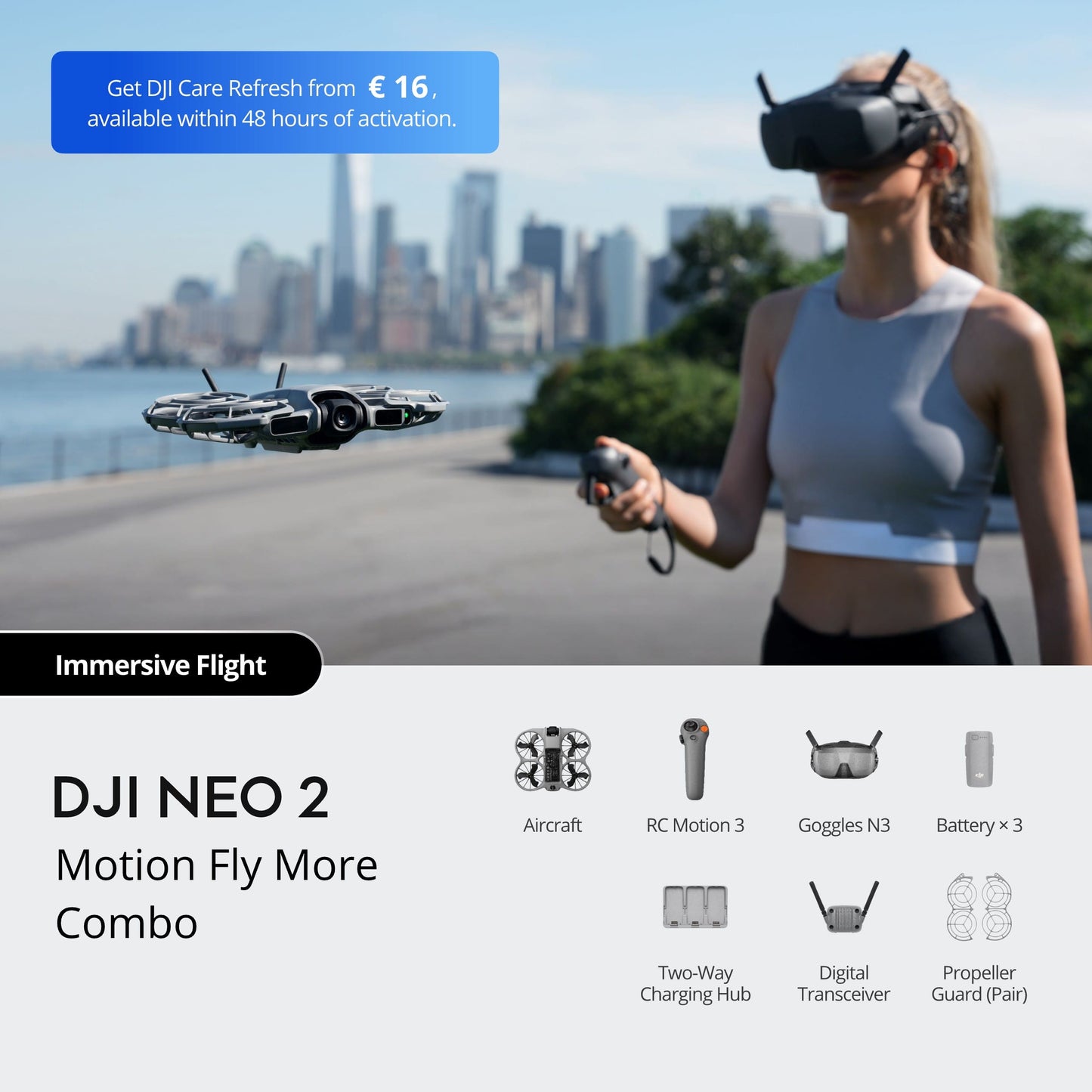DJI Neo 2 Motion Fly More Combo | NOVO