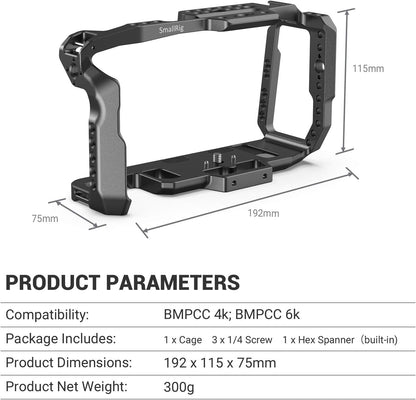 Cage SmallRig 2203B | Full Cage | Blackmagic Pocket 4K/6K | NOVA