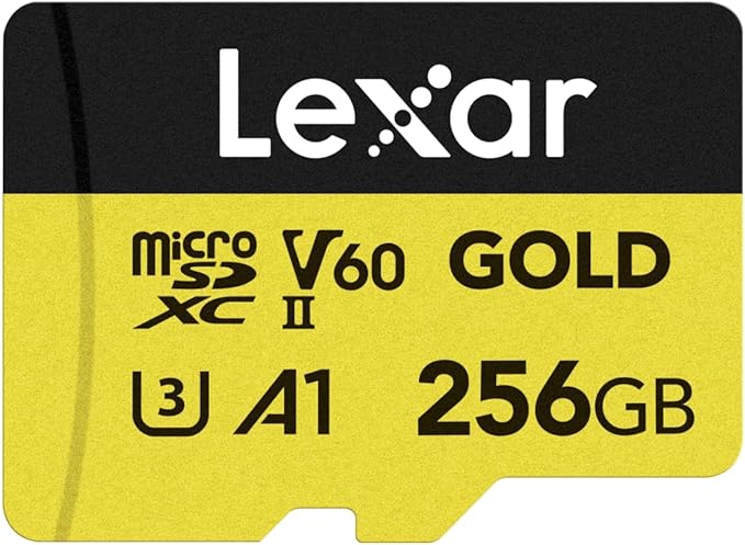 Lexar GOLD microSDXC UHS-II V60 - 256GB - 280MB/s