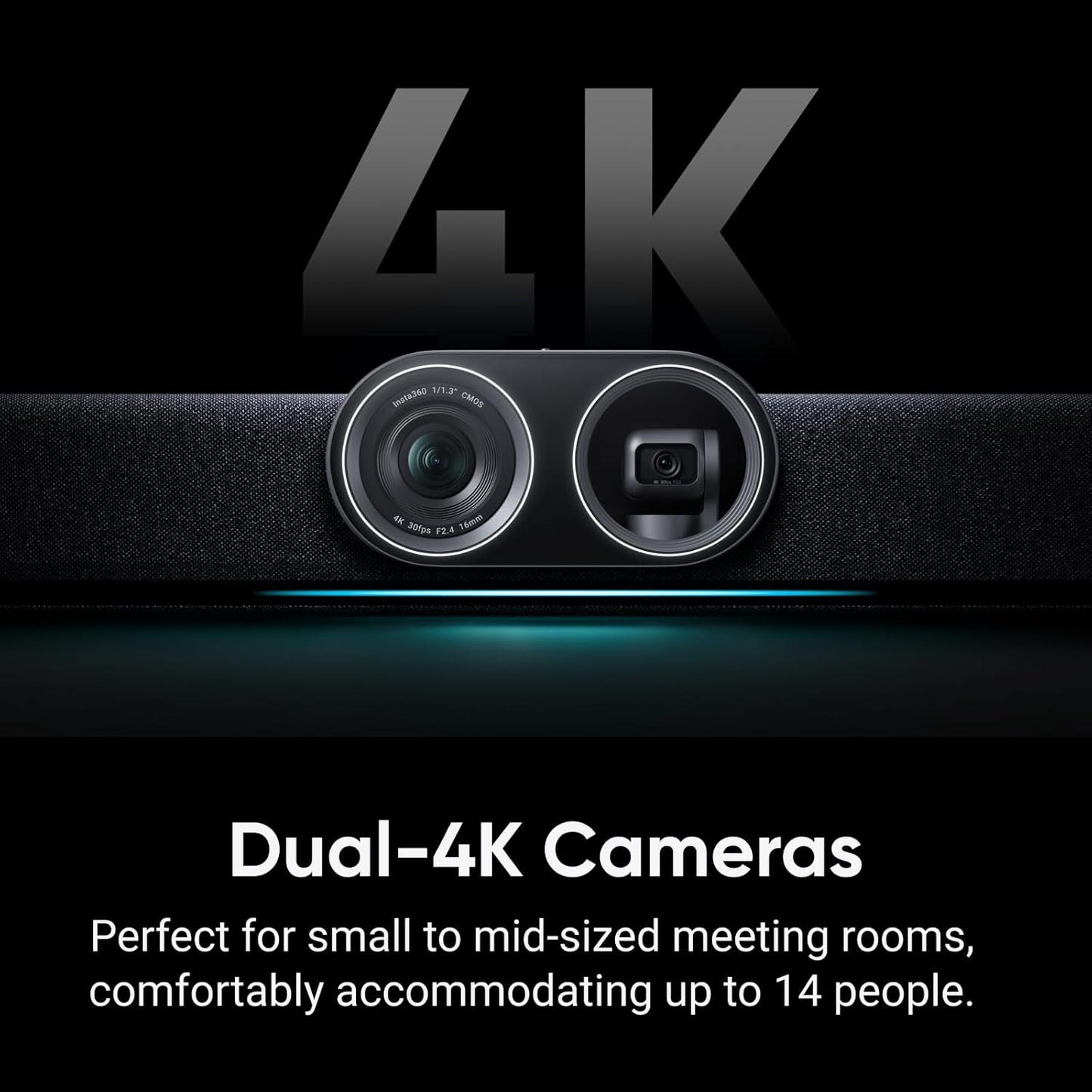 Insta360 Connect (4K Dual-Camera AI Video Bar) - NOVA