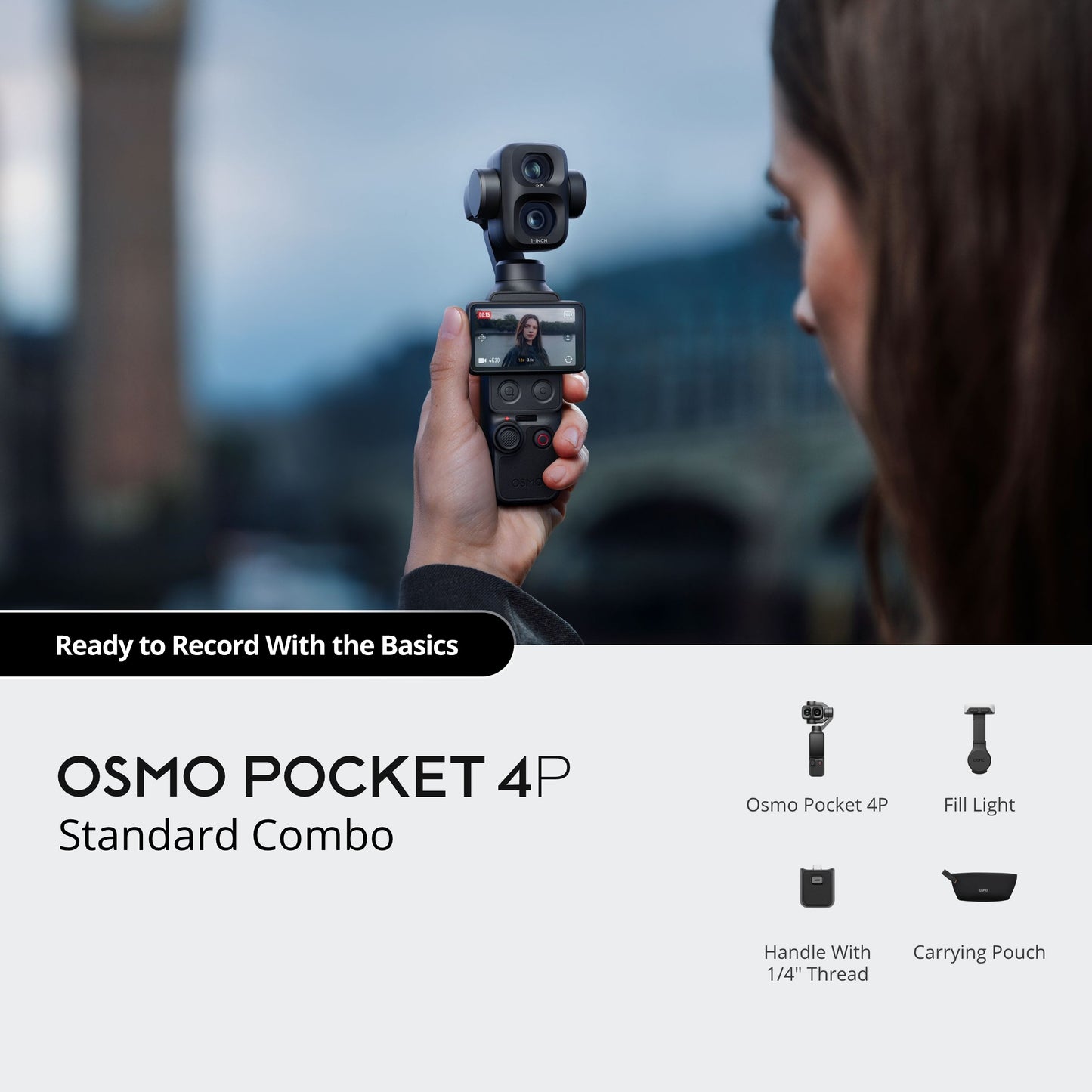 DJI Osmo Pocket 4P | Standard Combo | NOVO