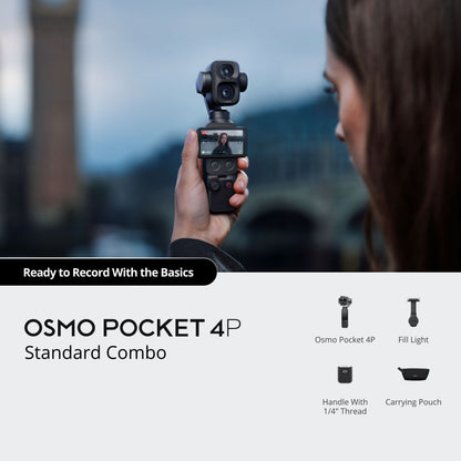 DJI Osmo Pocket 4P | Standard Combo | NOVO