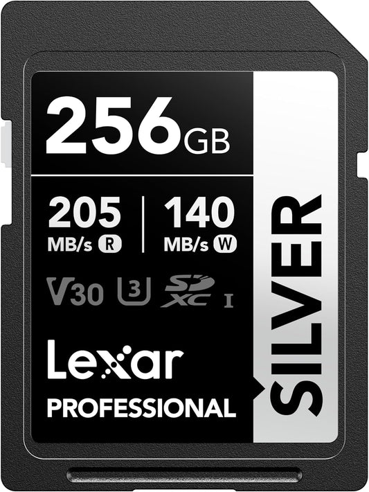 Lexar Silver SDXC 256GB V30 UHS-I (NOVO)