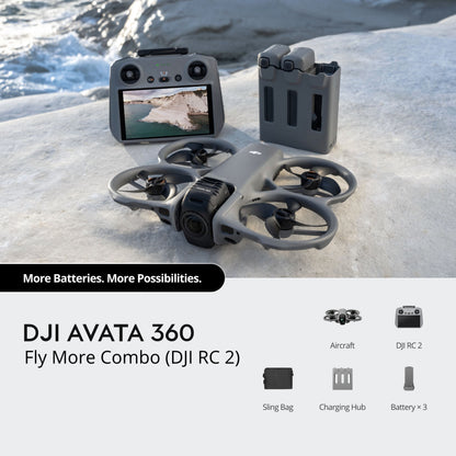 DJI Avata 360 | Fly More Combo | DJI RC 2 | NOVO