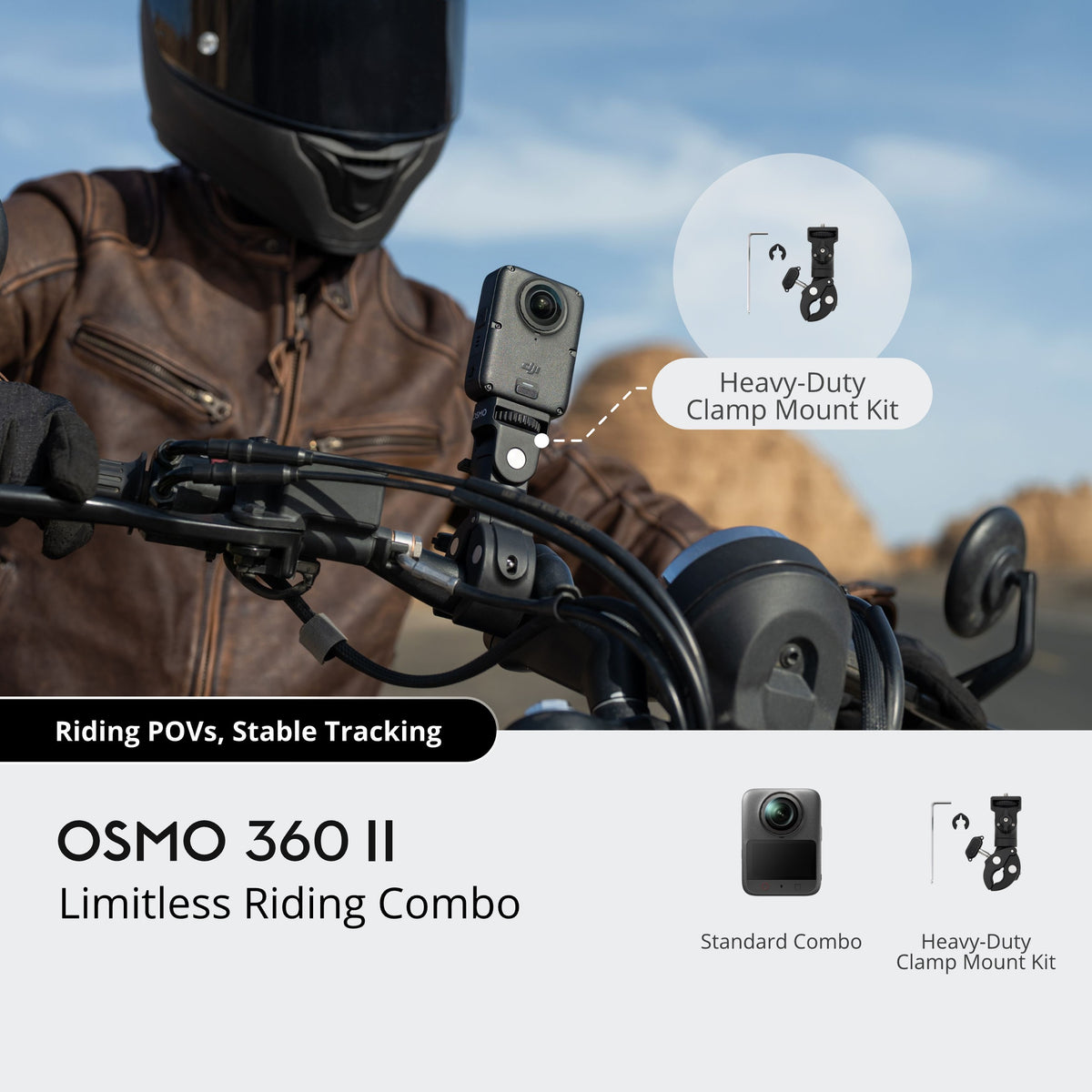 DJI Osmo 360 II Limitless Riding Combo | NOVO