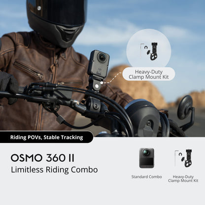 DJI Osmo 360 II Limitless Riding Combo | NOVO