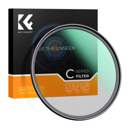 K&F Concept Black Diffusion 1/4 Slim 58mm (Filtro Black Mist) - NOVO