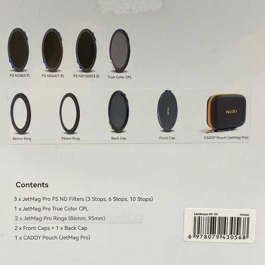 NiSi JetMag Pro Landscape ND Kit | 95MAG | NOVO