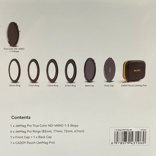 NiSi JetMag Pro 1-5 Stops VND Flex Kit | 82MAG | NOVO