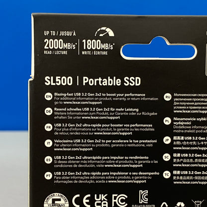Lexar SL500 Portable SSD 1TB | NOVO