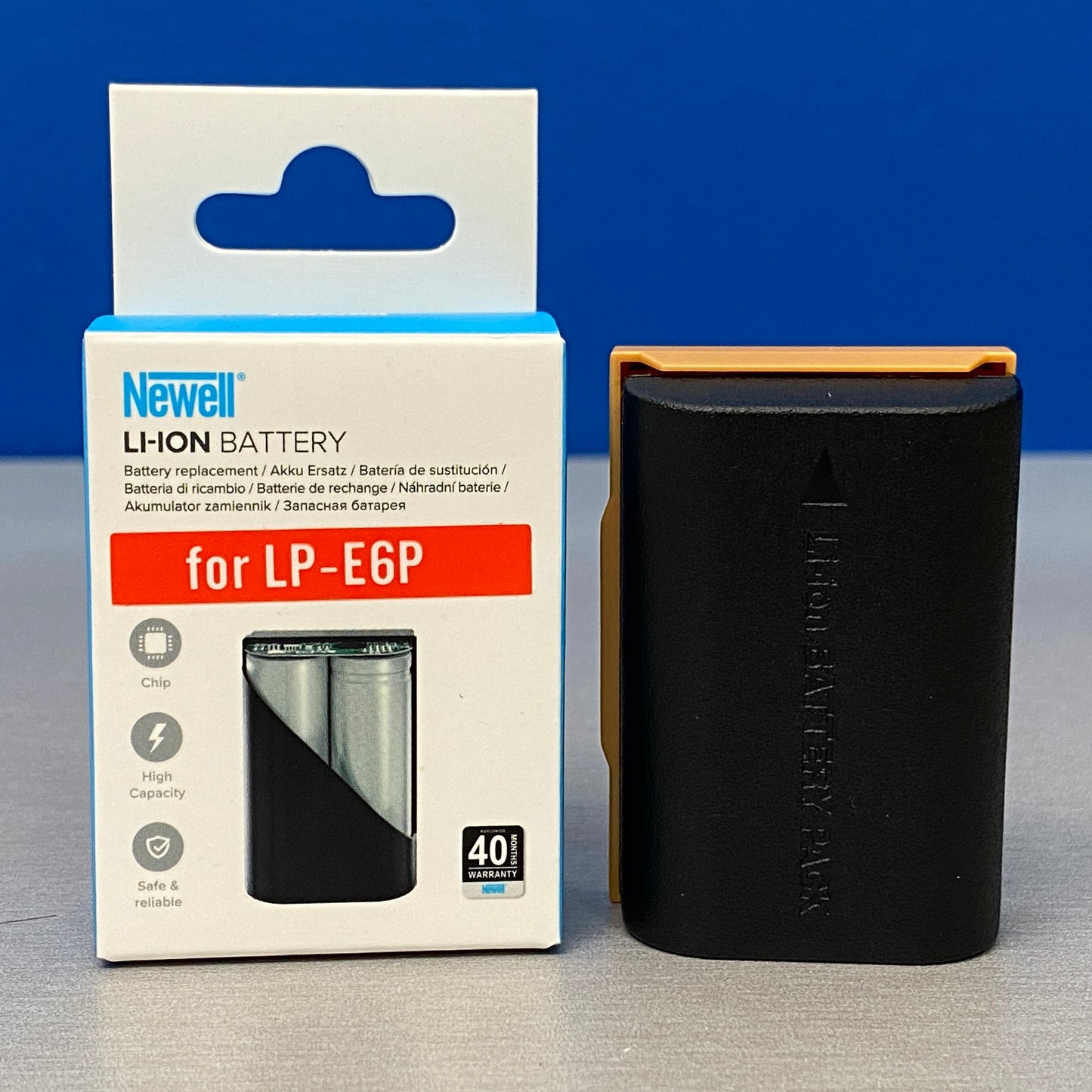 Bateria Newell - Canon LP-E6P (5D/6D/90D/EOS R5/R5 II/R6) - NOVA