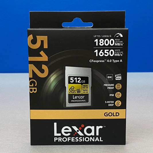 Lexar Professional CFexpress 4.0 Type A GOLD | 512GB | NOVO