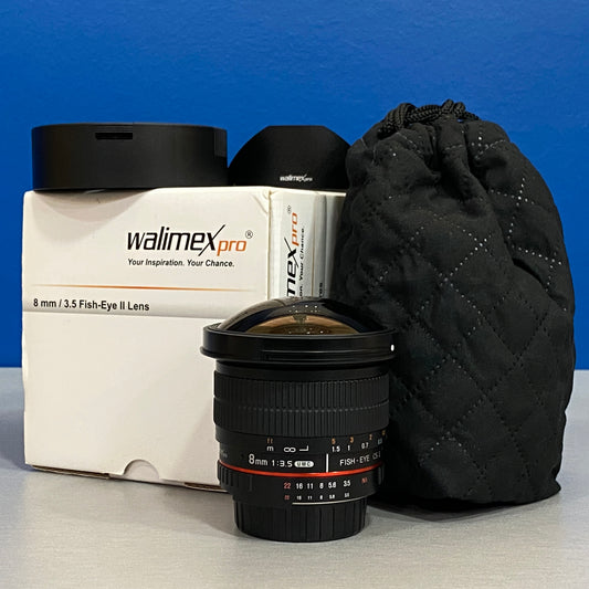 Walimex Pro 8mm f/3.5 Fish-Eye CS II (NOVA)