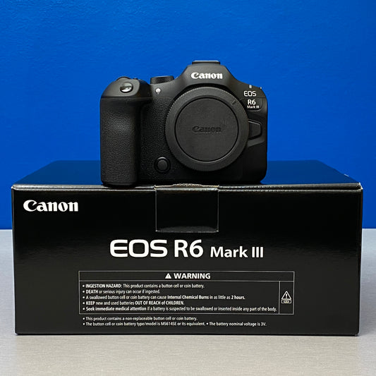 Canon EOS R6 Mark III (Corpo) - 32.5MP | NOVA