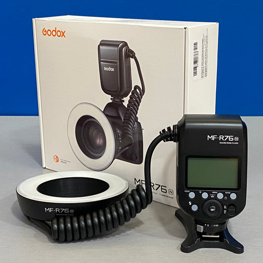 Godox MF-R76N Macro Ring Flash (Nikon) - NOVO